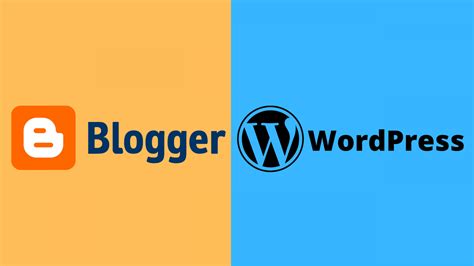 blogspot vs wordpress
